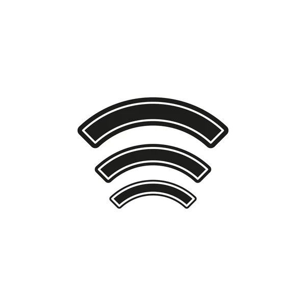 Ikony Sieci Bezprzewodowej Wifi Symbol Sieci Bezprzewodowej Wektor Wireless Wifi — Wektor stockowy