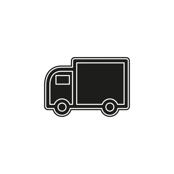 Ελεύθερο Εικονίδιο Ναυτιλίας Εικονογράφηση Φορτηγό Παράδοσης Απομονωμένη Σημάδι Υπηρεσιών Παράδοσης — Διανυσματικό Αρχείο