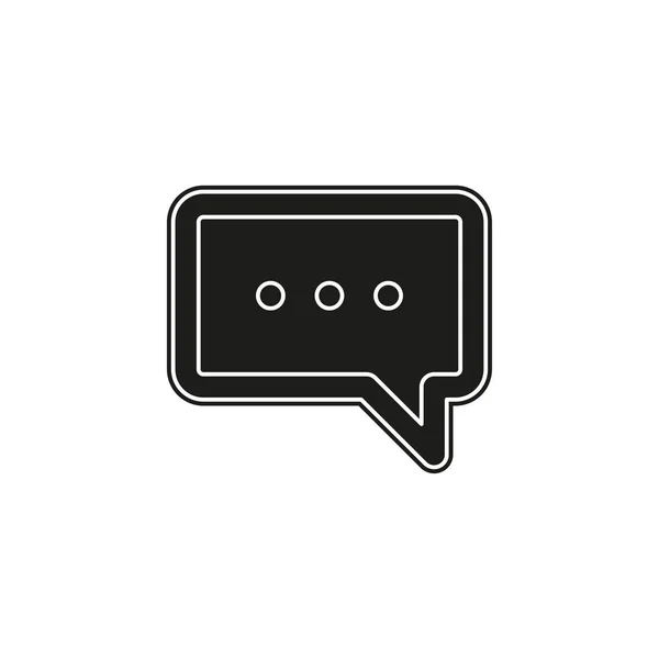 Sohbet vektör. SMS - sms, iletişim simgesi, konuşma balonu ile telefon simgesi. Düz piktogram - basit simgesi