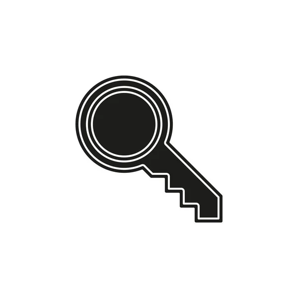 Ícone Chave Símbolo Chave Vetorial Signo Proteção Segurança Símbolo Bloqueio — Vetor de Stock