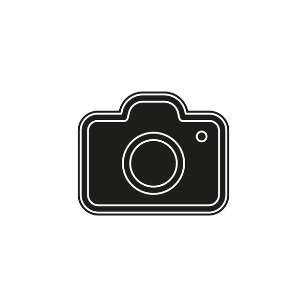 Wektor Ilustracja Obrazu Ikony Symbol Cyfrowy Fotografia Kamera Płaskie Piktogram — Wektor stockowy