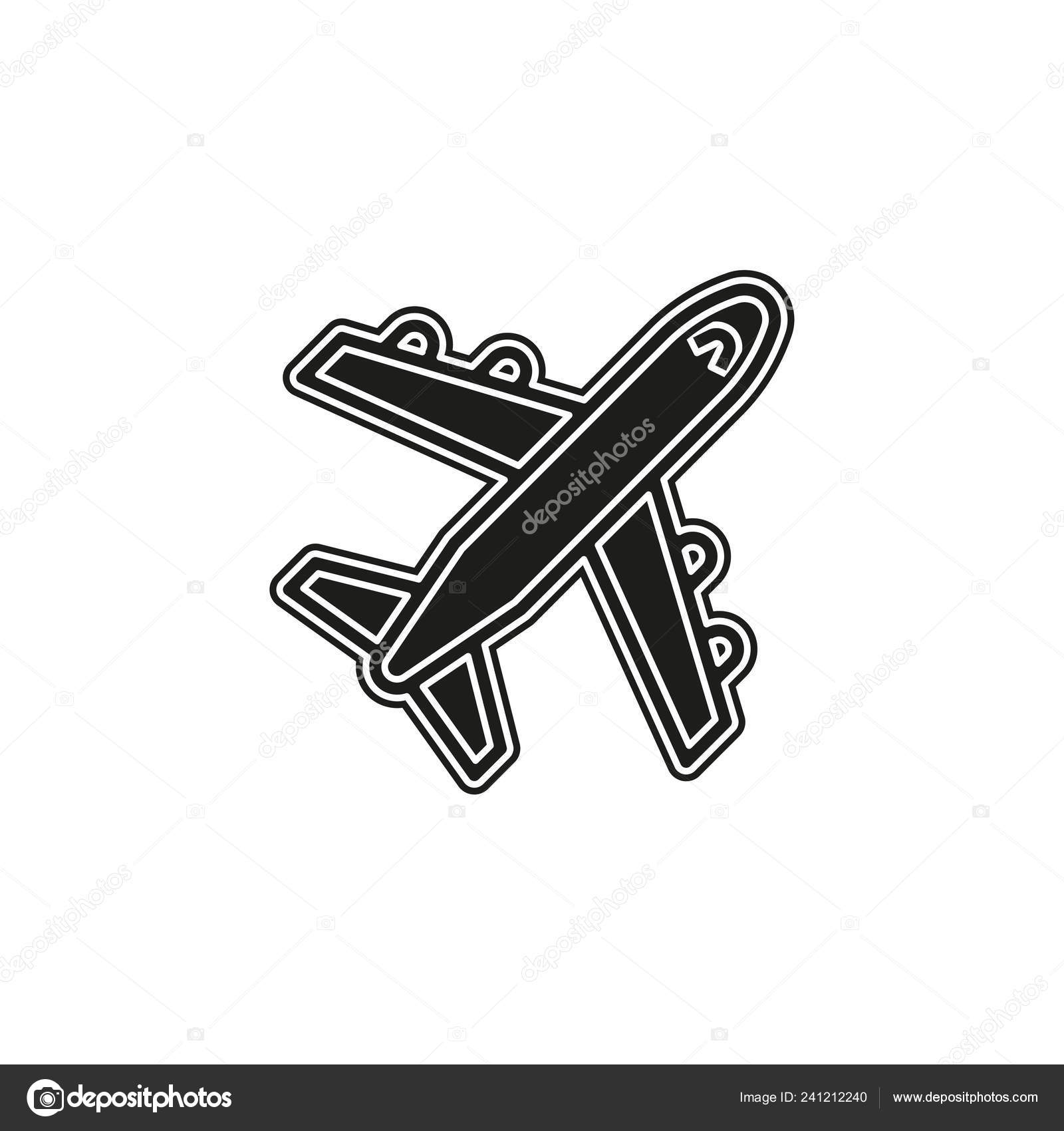 Icone Aviao Icone Viagem Simbolo Voo Mosca Plano Vetorial Pictograma Vetores De Stock C German98 241212240