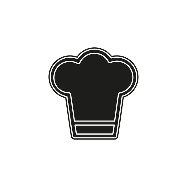 Ilustración Tapa Del Chef Símbolo Del Restaurante Cocina Signo Comida — Vector de stock