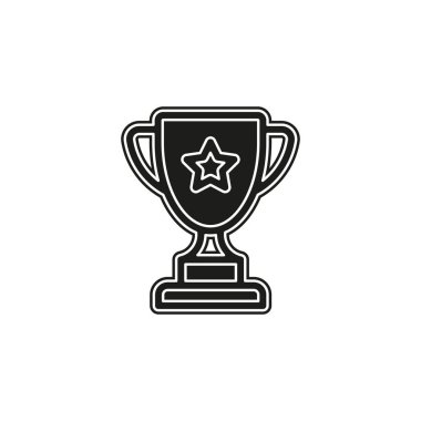 Basit Trophy Kupası. Düz piktogram - basit simgesi