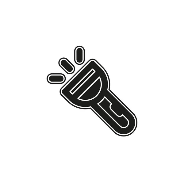 Vektor Taschenlampen Symbol Vektor Scheinwerfer Symbol Flaches Piktogramm Einfaches Symbol — Stockvektor