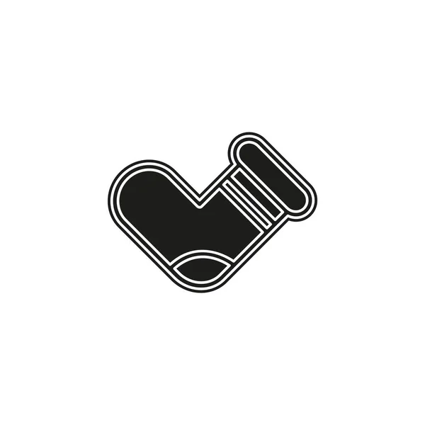 Socks Icon Element Winter Icon Mobile Concept Web Apps Thin — Stock Vector
