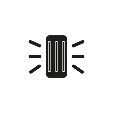 akıllı yardımcı konsept çizgisi simgesi. Basit element çizimi. Smart ev setinden akıllı konsept ana hatlı sembol tasarımı. Düz resim - basit simge