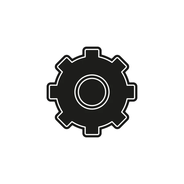 Icono Configuración Engranajes Cogwheel Mecanismo Engranajes Vector Configuración Icono Pictograma — Vector de stock