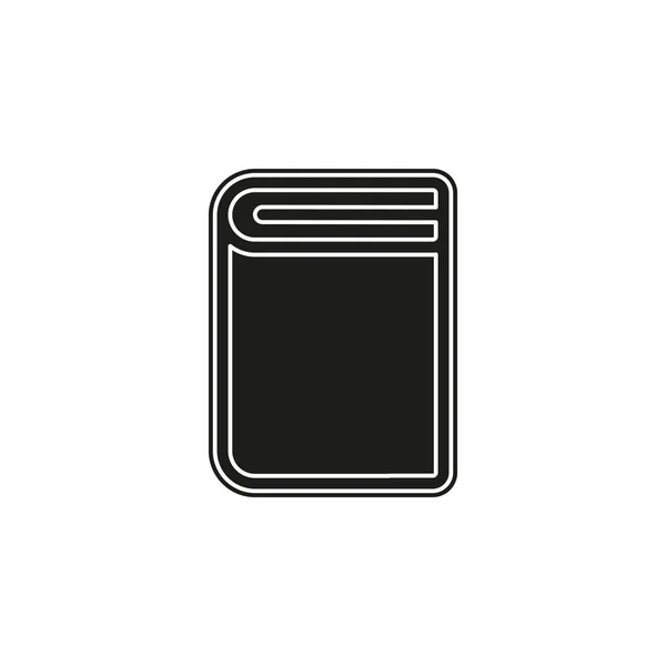 Икона Книги Векторная Учебная Книга Книжная Библиотека Икона Образования Плоская — стоковый вектор