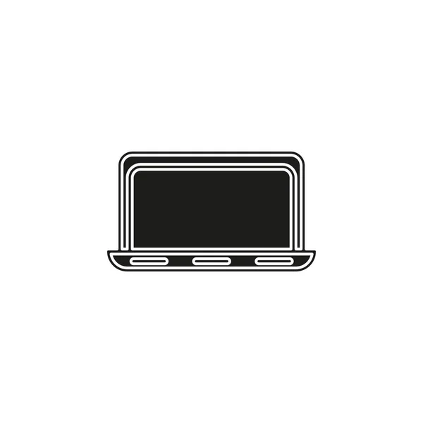 Laptop Icon Vector Einfaches Flaches Symbol Illustration Des Laptop Piktogramms — Stockvektor
