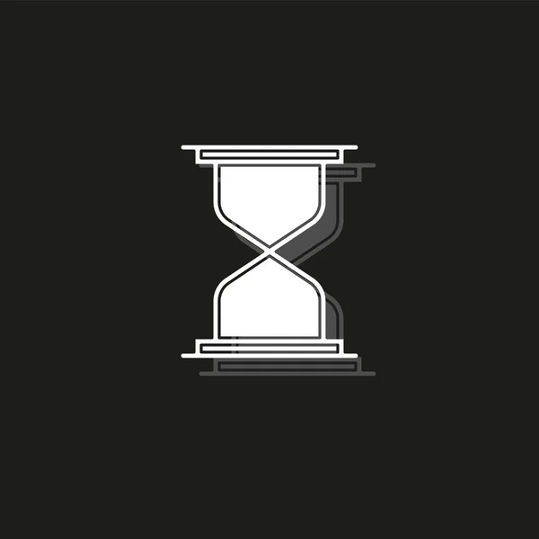 Icono de reloj de arena, reloj de arena — Vector de stock