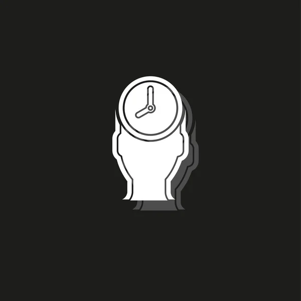 Gestión de icono de tiempo, vector concepto de gestión de tiempo. símbolo de negocio — Vector de stock