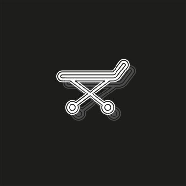 vektör hasta tedavisi - hastane simgesi, sağlık terapisi sembolü - tıbbi simge