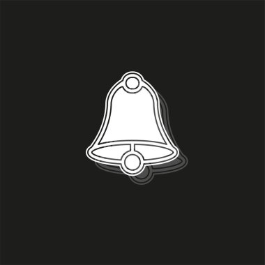 vektör noel çan simgesi - tatil kutlama sembolü - neşeli noel nesnesi