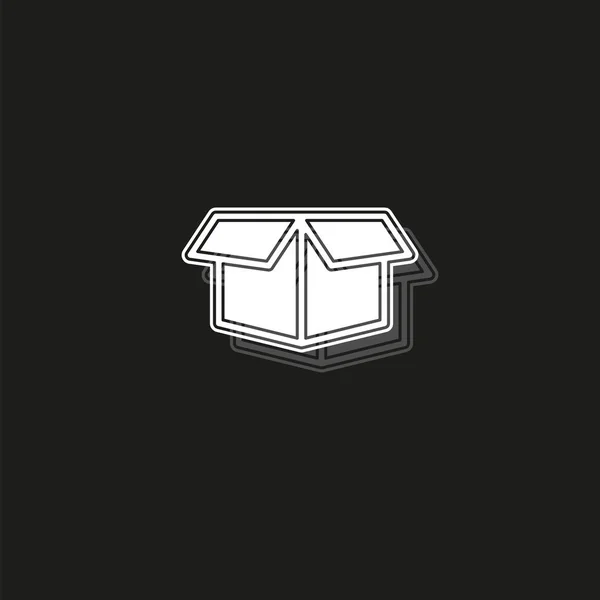 Icono de línea de concepto de embalaje. Ilustración de elementos simples. diseño de símbolo de esquema de concepto de embalaje de Delivery set — Archivo Imágenes Vectoriales