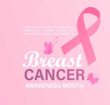 Meme Kanseri Bilinçlendirme ay kartı.