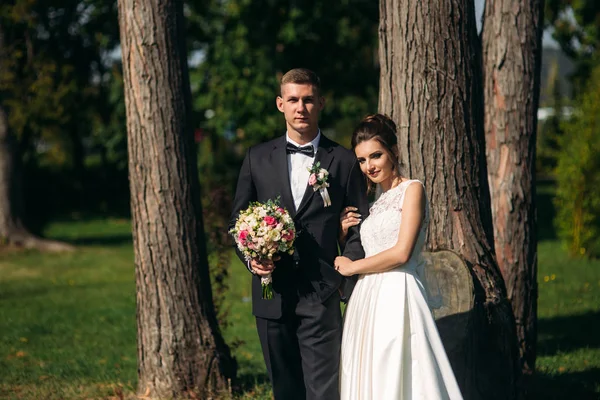 Düğünden sonra mutlu gelin ve damat