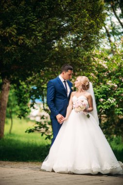 Harika düğün çifti onların sevgi göster