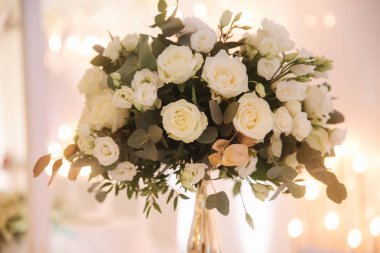 Restoran tablo buket düğün