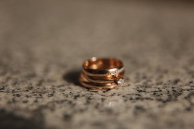 Masada alyans. Altın yüzük elmas tarih Pzr. Accsessories düğün. makro