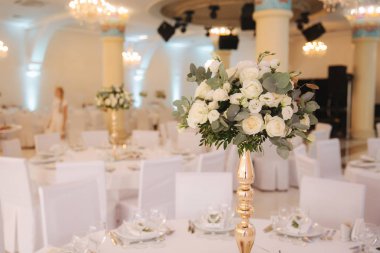 Restoran tablo buket düğün