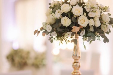 Restoran tablo buket düğün