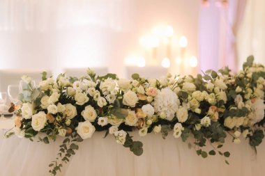 Restoran tablo buket düğün