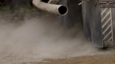 Ağır makineleri üzerinde sokak yeniden çalışma