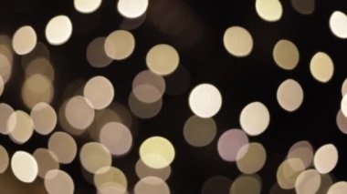 Gece güzel bokeh. Faity ışıkları beyaz bokeh