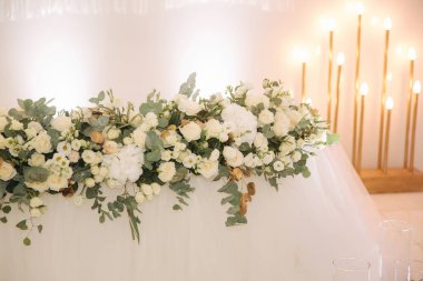 Restoran tablo buket düğün