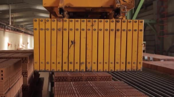 Le complexe de transport d'usine déplace les briques 