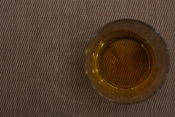 Dranken Thee Whisky Honing Wijn Mok Glas Ijs Alcohol Snacks — Stockfoto