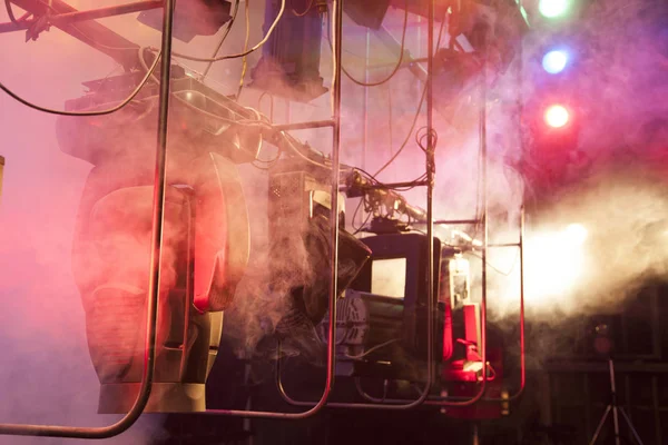 Luce Del Teatro Sul Palco Effetti Luce Sul Palco Creati — Foto Stock