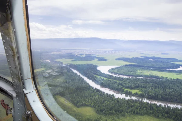 The rivers and lakes from the height