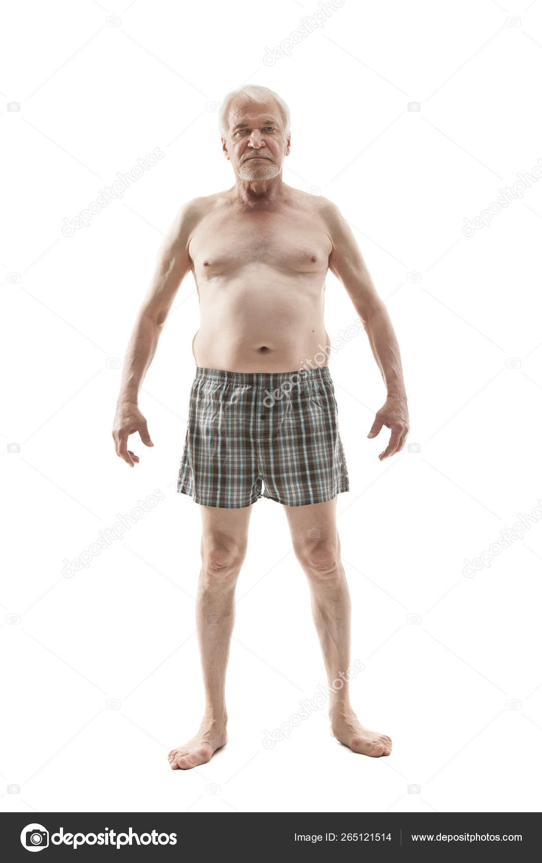 高齢者裸男 — ストック写真 © sdigitall #265121514