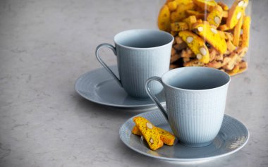 Biscotti ile kahve molası zamanı