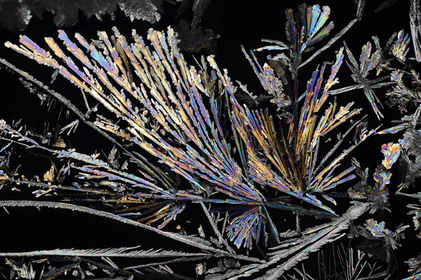 Colorful Micro Crystals in polarized Light.