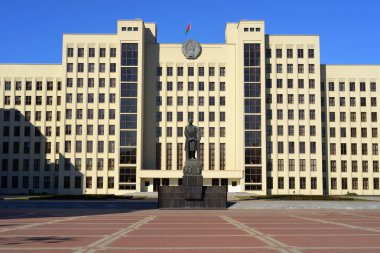 Minsk, Beyaz Rusya hükümet binası.