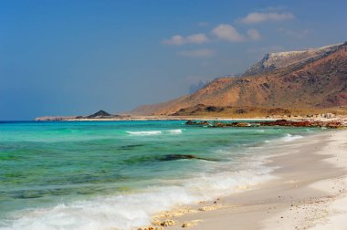 Deniz manzarası, Sokotra Adası, Yemen.