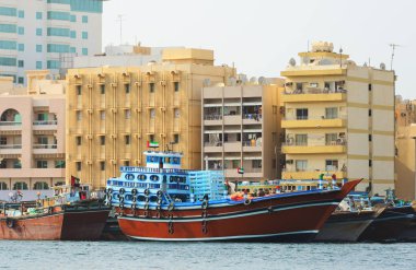 Körfez Dubai Creek görünümünden Deira.