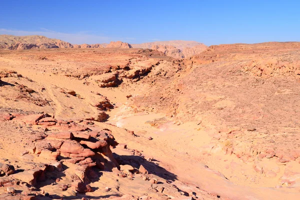 Vista Deserto Sinai Egito — Fotografia de Stock