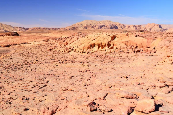エジプトのシナイ半島の砂漠のビュー — ストック写真