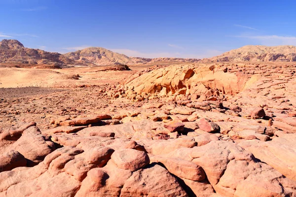 Vista Deserto Sinai Egito — Fotografia de Stock