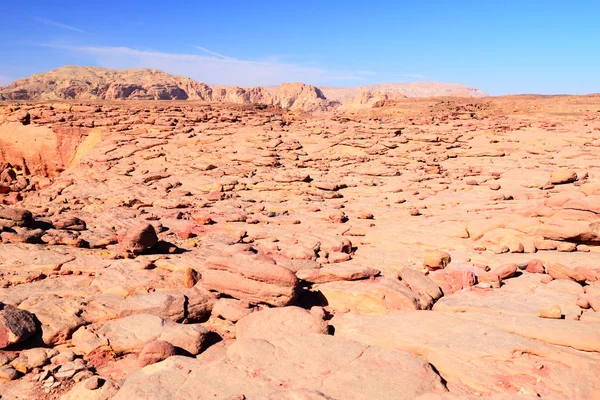 Mısır Daki Sina Çölü Görünümünü — Stok fotoğraf