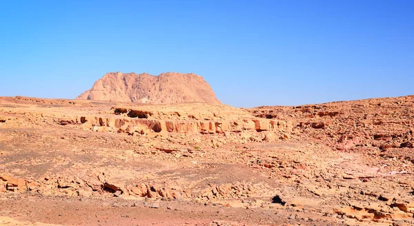 Vista Deserto Sinai Egito — Fotografia de Stock