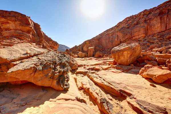 Coloured Canyon Sinai Desert Egypt — Stock Photo, Image