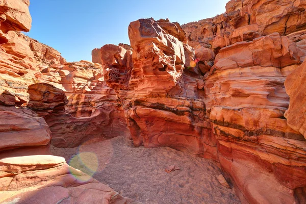 Coloured Canyon Sinai Desert Egypt — Stock Photo, Image