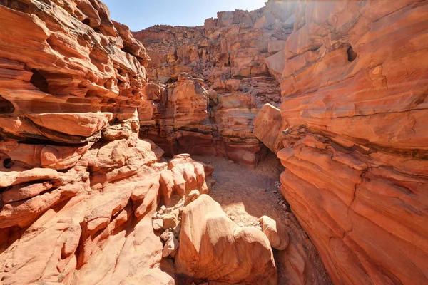 Coloured Canyon Sinai Desert Egypt — Stock Photo, Image