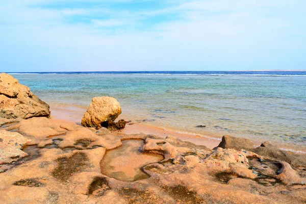 Paesaggio Marino Vicino Sharm Sheikh Egitto — Foto Stock