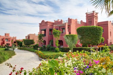 Sharm el Sheikh, Mısır deniz kenarında tatil.